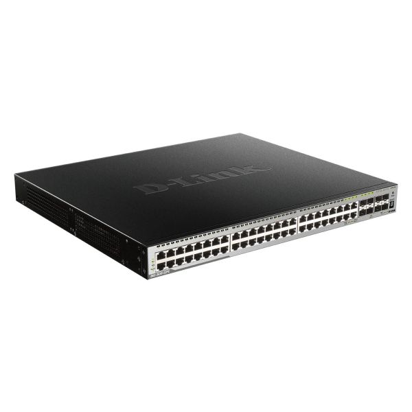 D-Link DGS-3630-52PC/SI netwerk-switch Managed L3 Gigabit Ethernet (10/100/1000) Power over Ethernet (PoE) Zwart, Grijs (DGS-3630-52PC/SI)