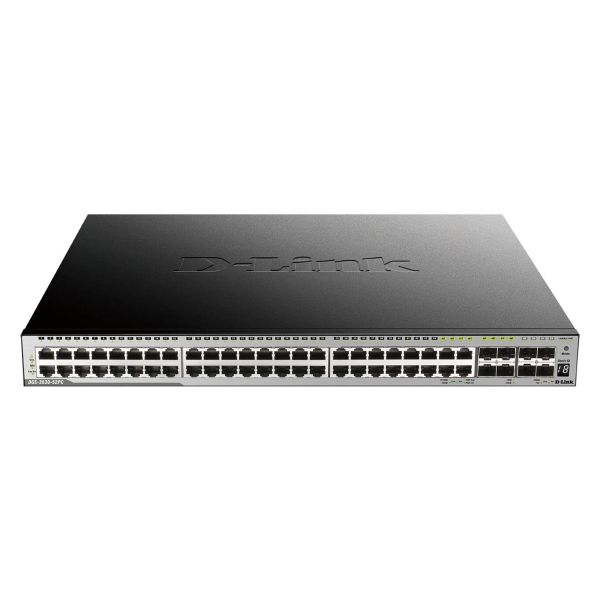 D-Link DGS-3630-52PC/SI netwerk-switch Managed L3 Gigabit Ethernet (10/100/1000) Power over Ethernet (PoE) Zwart, Grijs (DGS-3630-52PC/SI)