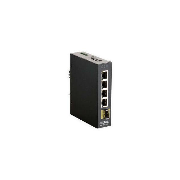D-Link DIS‑100G‑5SW Unmanaged L2 Gigabit Ethernet (10/100/1000) Zwart (DIS-100G-5SW)