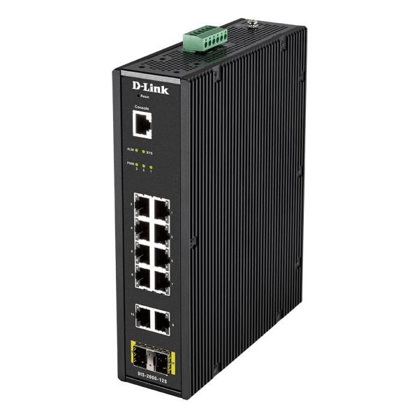 D-Link DIS-200G-12S netwerk-switch Managed L2 Gigabit Ethernet (10/100/1000) Zwart (DIS-200G-12S) D-Link DIS-200G-12S netwerk-switch Managed L2 Gigabit Ethernet (10/100/1000) Zwart (DIS-200G-12S)