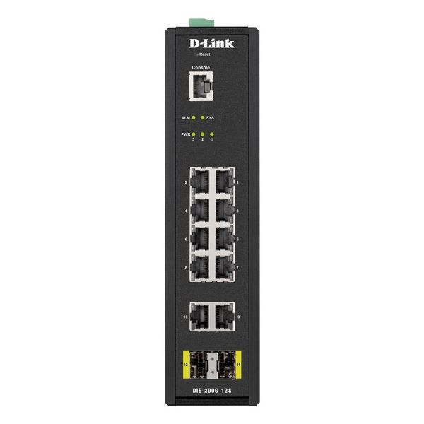 D-Link DIS-200G-12S netwerk-switch Managed L2 Gigabit Ethernet (10/100/1000) Zwart (DIS-200G-12S) D-Link DIS-200G-12S netwerk-switch Managed L2 Gigabit Ethernet (10/100/1000) Zwart (DIS-200G-12S)