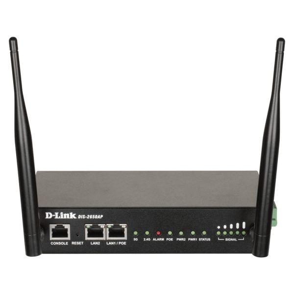 D-Link DIS-2650AP draadloos toegangspunt (WAP) 1200 Mbit/s Zwart Power over Ethernet (PoE) (DIS-2650AP) D-Link DIS-2650AP draadloos toegangspunt (WAP) 1200 Mbit/s Zwart Power over Ethernet (PoE) (DIS-2650AP)