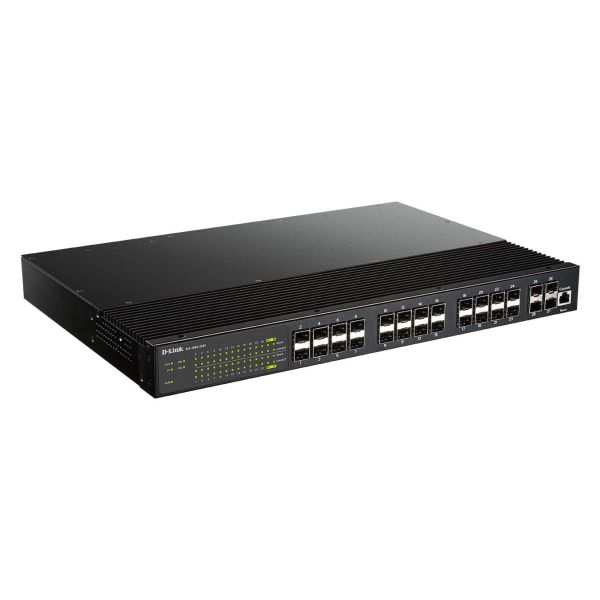 D-Link DIS-700G-28XS netwerk-switch Managed L2+ 1U Zwart (DIS-700G-28XS) D-Link DIS-700G-28XS netwerk-switch Managed L2+ 1U Zwart (DIS-700G-28XS)