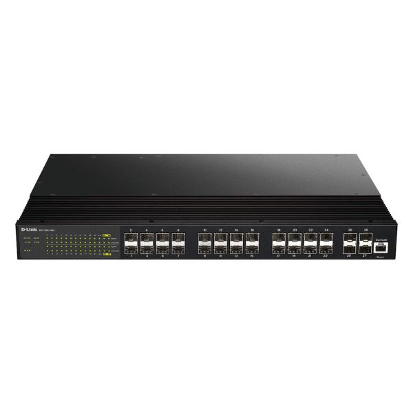 D-Link DIS-700G-28XS netwerk-switch Managed L2+ 1U Zwart (DIS-700G-28XS)