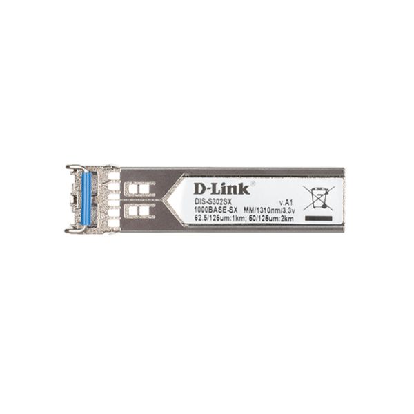 D-Link DIS‑S302SX netwerk transceiver module Vezel-optiek 1000 Mbit/s mini-GBIC (DIS-S302SX)