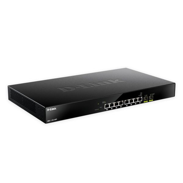 D-Link DMS-1100-10TP netwerk-switch Managed L2 2.5G Ethernet (100/1000/2500) Power over Ethernet (PoE) 1U Zwart (DMS-1100-10TP) D-Link DMS-1100-10TP netwerk-switch Managed L2 2.5G Ethernet (100/1000/2500) Power over Ethernet (PoE) 1U Zwart (DMS-1100-10TP)