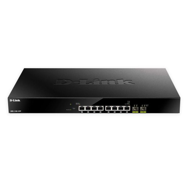 D-Link DMS-1100-10TP netwerk-switch Managed L2 2.5G Ethernet (100/1000/2500) Power over Ethernet (PoE) 1U Zwart (DMS-1100-10TP)