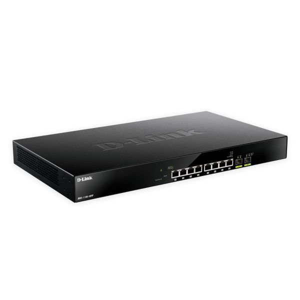 D-Link DMS-1100-10TP netwerk-switch Managed L2 2.5G Ethernet (100/1000/2500) Power over Ethernet (PoE) 1U Zwart (DMS-1100-10TP)