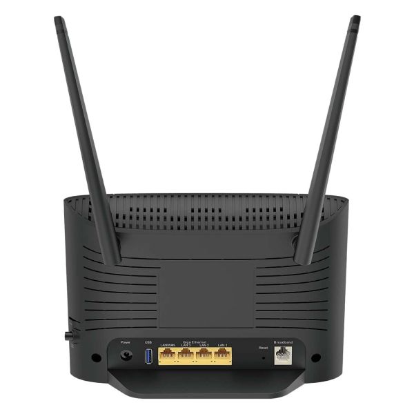 D-Link DSL-3788 draadloze router Gigabit Ethernet Dual-band (2.4 GHz / 5 GHz) Zwart (DSL-3788/E)