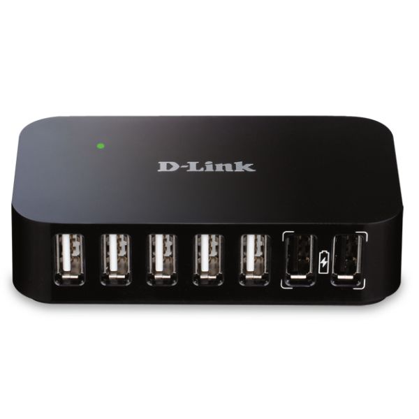 D-Link DUB-H7 USB 2.0 Type-B 480 Mbit/s Zwart (DUB-H7) D-Link DUB-H7 USB 2.0 Type-B 480 Mbit/s Zwart (DUB-H7)
