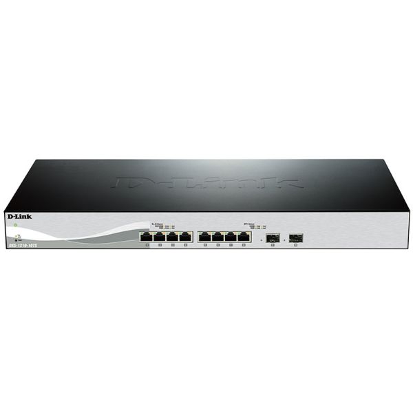 D-Link DXS-1210-10TS Managed L2/L3 10G Ethernet (100/1000/10000) 1U Zwart, Zilver (DXS-1210-10TS/E)