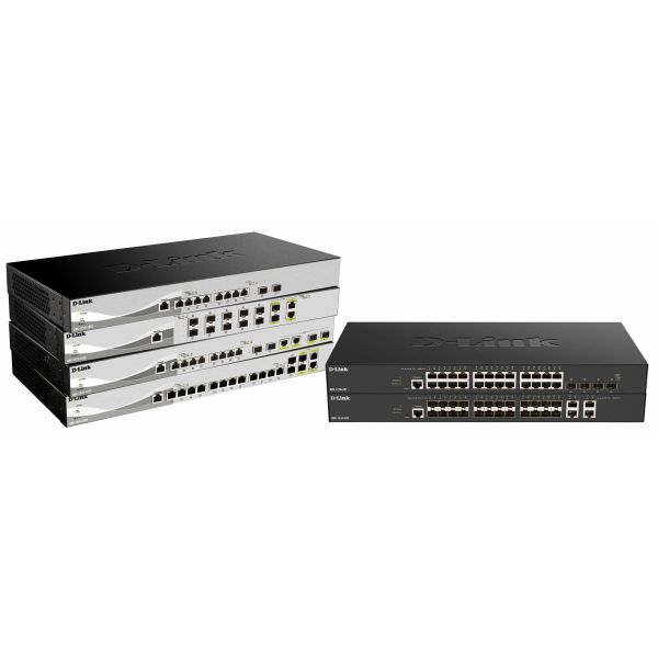 D-Link DXS-1210-16TC/E netwerk-switch Managed L2 10G Ethernet (100/1000/10000) Grijs (DXS-1210-16TC/E)