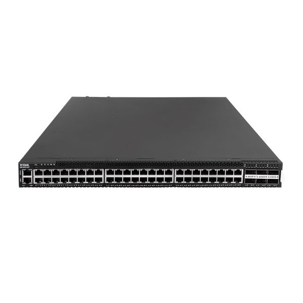 D-Link 48 x 1/10GbE and 6 x 40/100GbE QSFP+/QSFP28 ports L3 Stackable 10G Managed Switch (DXS-3610-54T/SI/E)