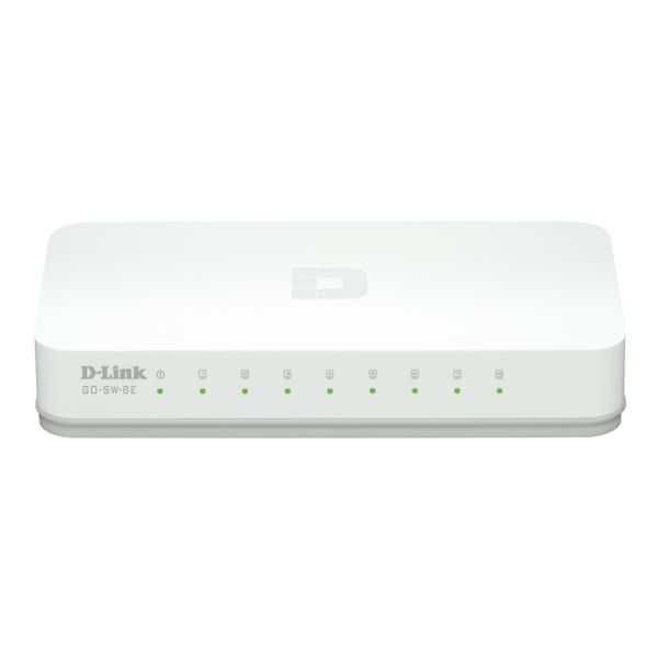 D-Link GO-SW-8E/E netwerk-switch Unmanaged Fast Ethernet (10/100) Wit (GO-SW-8E/E)