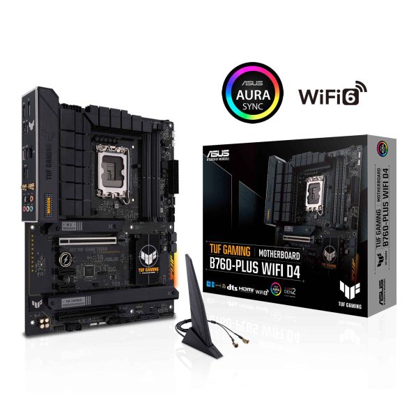 ASUS TUF GAMING B760-PLUS WIFI D4 Intel B760 LGA 1700 ATX (90MB1DF0-M1EAY0)