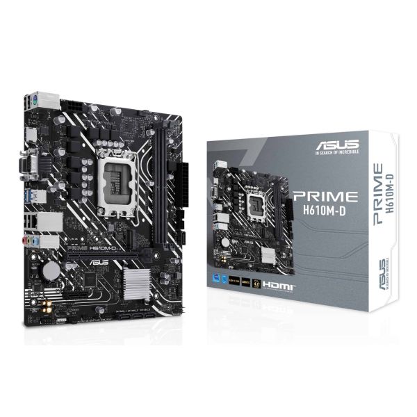 ASUS PRIME H610M-D Intel H610 LGA 1700 micro ATX (90MB1G80-M0EAY0)