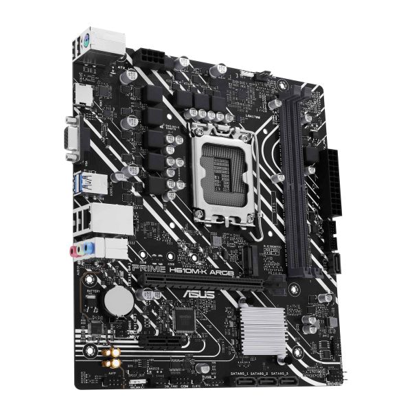 ASUS PRIME H610M-K ARGB Intel H610 LGA 1700 micro ATX (90MB1G90-M0EAY0)