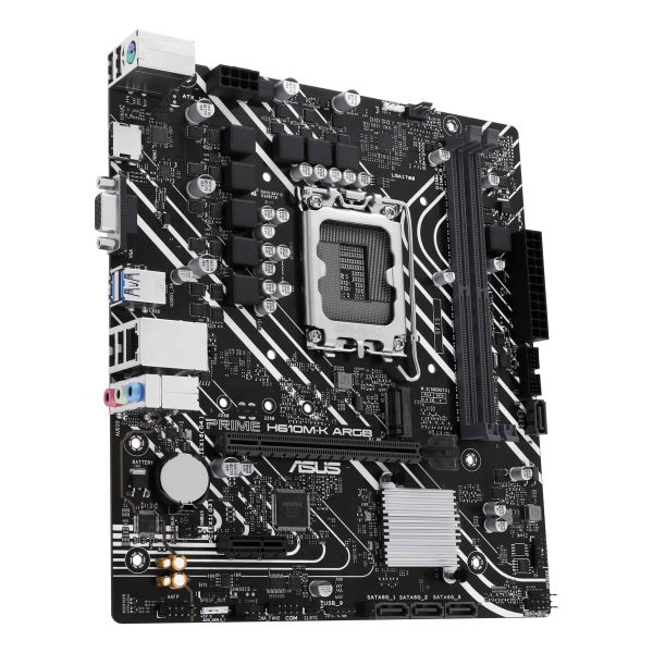 ASUS PRIME H610M-K ARGB Intel H610 LGA 1700 micro ATX (90MB1G90-M0EAY0)