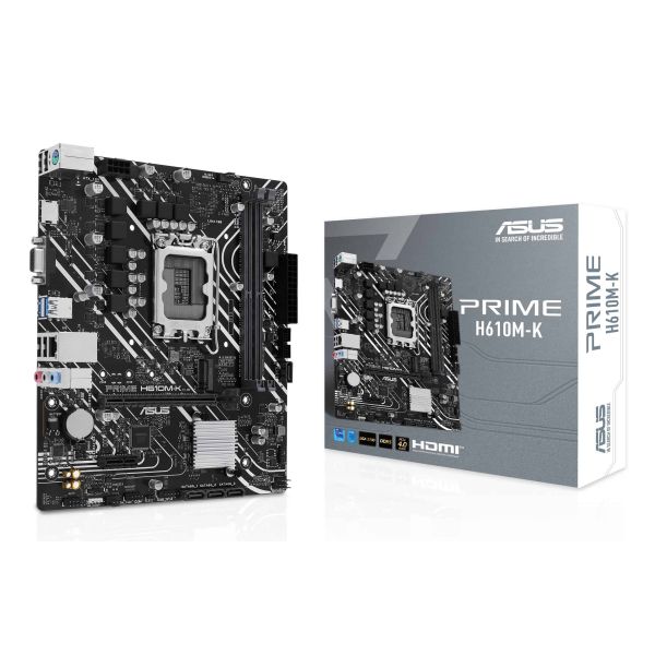 ASUS Prime H610M-K Intel H610 LGA 1700 micro ATX (90MB1GA0-M0EAY0)