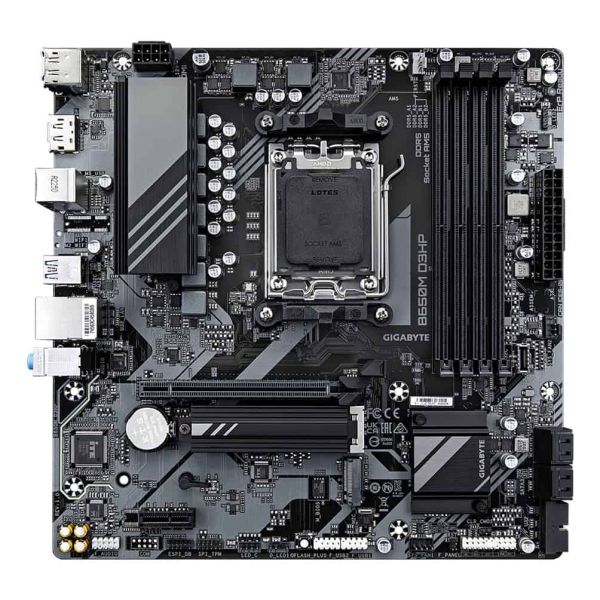 GIGABYTE B650M D3HP moederbord AMD B650 Socket AM5 micro ATX (B650M D3HP)