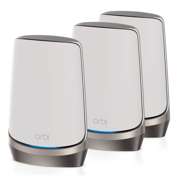 NETGEAR Orbi Quad-band RBKE963 AXE11000 WiFi 6E Mesh System (RBKE963-100EUS)