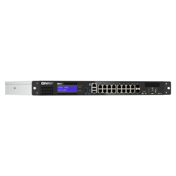 QNAP QGD-1600 Managed Gigabit Ethernet (10/100/1000) 1U Zwart, Grijs (QGD-1600-4G)