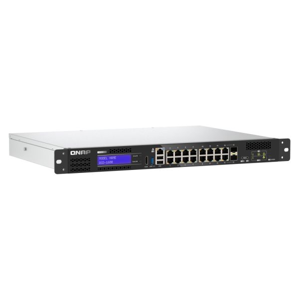 QNAP QGD-1600 Managed Gigabit Ethernet (10/100/1000) 1U Zwart, Grijs (QGD-1600-4G)