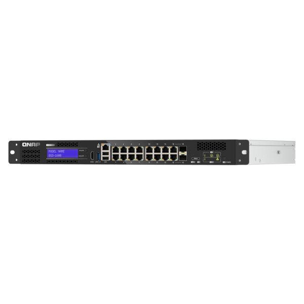 QNAP QGD-1600 Managed Gigabit Ethernet (10/100/1000) 1U Zwart, Grijs (QGD-1600-4G)
