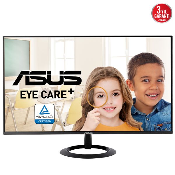 ASUS VZ27EHF computer monitor 68,6 cm (27") 1920 x 1080 Pixels Full HD LCD Zwart (90LM07B0-B01470) ASUS VZ27EHF computer monitor 68,6 cm (27") 1920 x 1080 Pixels Full HD LCD Zwart (90LM07B0-B01470)
