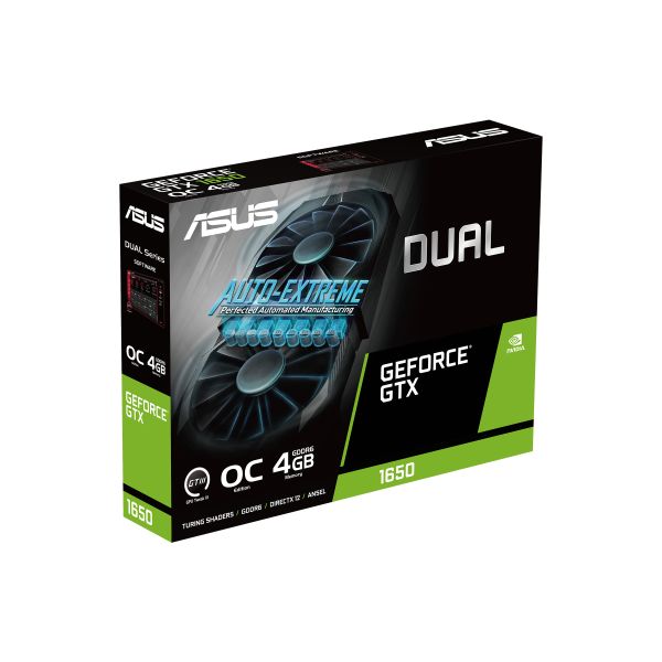 ASUS Dual -GTX1650-O4GD6-P-EVO NVIDIA GeForce GTX 1650 4 GB GDDR6 (90YV0EZD-M0NA00)