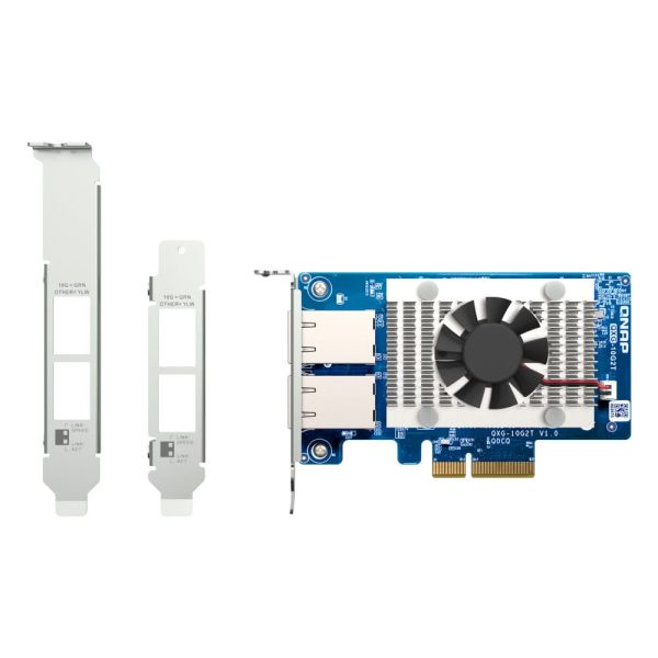 QNAP QXG-10G2T netwerkkaart Intern Ethernet 10000 Mbit/s (QXG-10G2T)