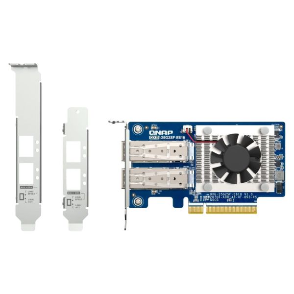 QNAP QXG-25G2SF-E810 netwerkkaart Intern Fiber 25000 Mbit/s (QXG-25G2SF-E810)