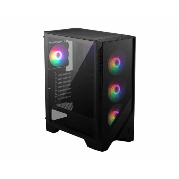 MSI MAG FORGE 120A AIRFLOW computerbehuizing Midi Tower Zwart, Transparant (306-7G23A21-809)