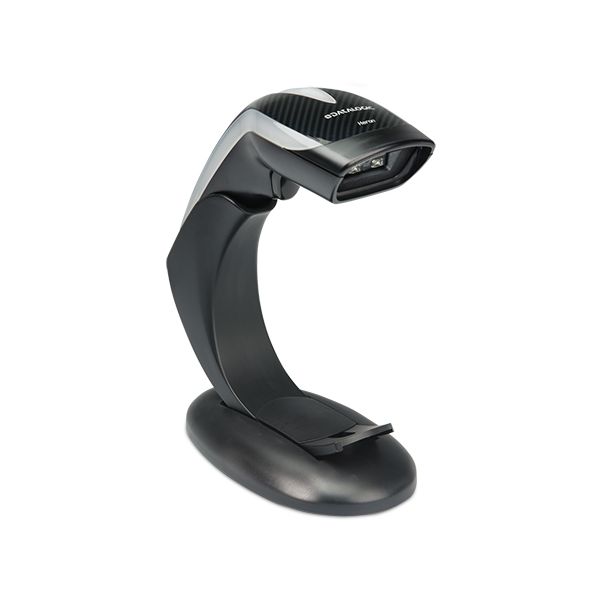 Datalogic Heron HD3430 Kit Draagbare streepjescodelezer 1D/2D CMOS Zwart, Zilver (HD3430-BKK1S)