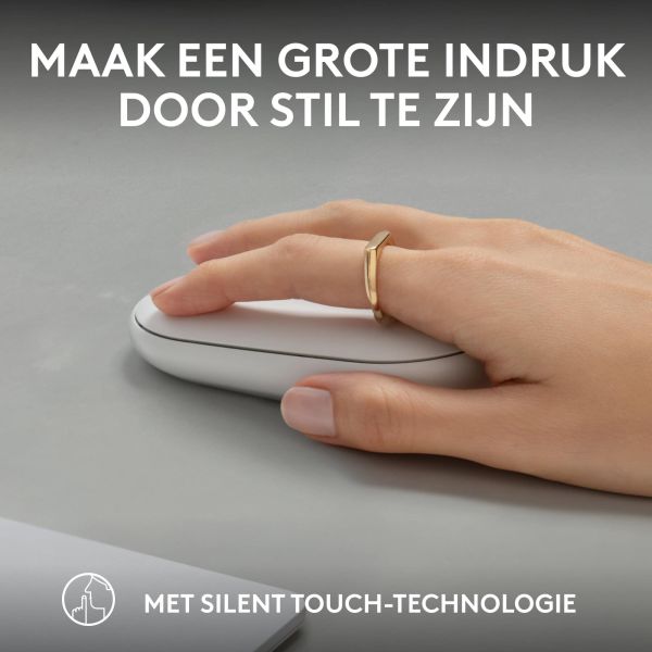 Logitech Pebble 2 M350s muis Ambidextrous RF-draadloos + Bluetooth Optisch 4000 DPI (910-007013)