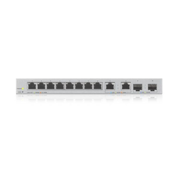 Zyxel XGS1210-12-ZZ0102F netwerk-switch Managed Gigabit Ethernet (10/100/1000) Grijs (XGS1210-12-ZZ0102F)