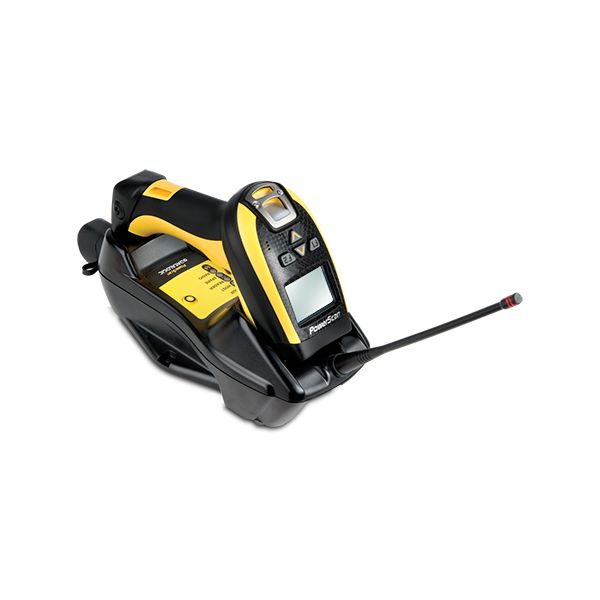 Datalogic PowerScan PM9100 Draagbare streepjescodelezer 1D LED Zwart, Geel (PM9100-D433RBK10)
