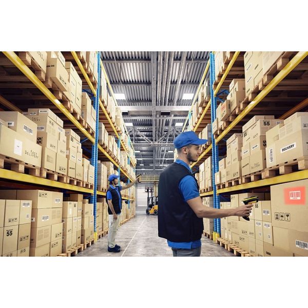 Datalogic PowerScan 95X1 Auto Range Draagbare streepjescodelezer 1D/2D LED Zwart, Geel (PM9501-DDPM433RB)