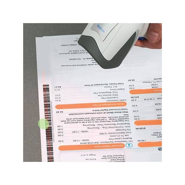 Datalogic QD2131 Draagbare streepjescodelezer 1D Wit (QD2220-BK)