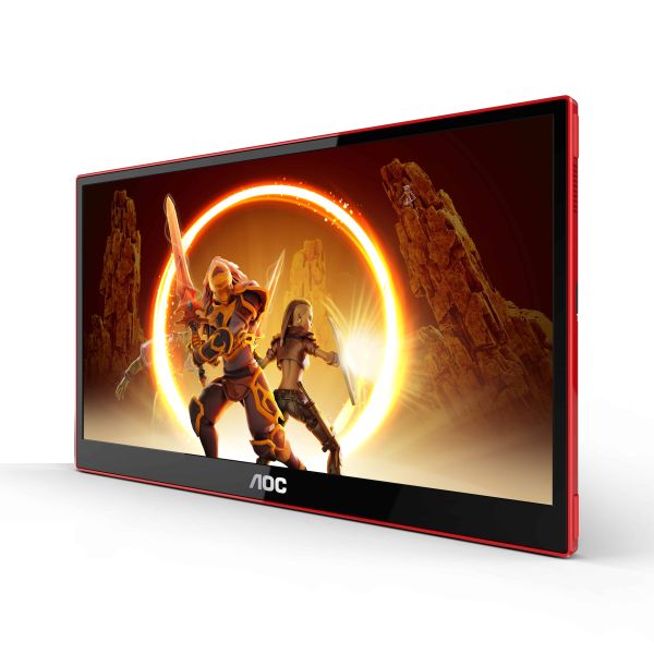 AOC 16G3 computer monitor 39,6 cm (15.6") 1920 x 1080 Pixels Zwart, Rood (16G3)