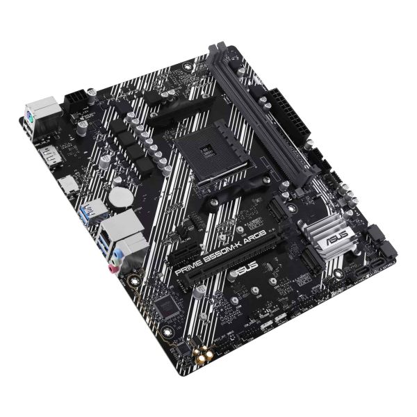 ASUS PRIME B550M-K ARGB AMD B550 Socket AM4 micro ATX (90MB1GC0-M0EAY0)