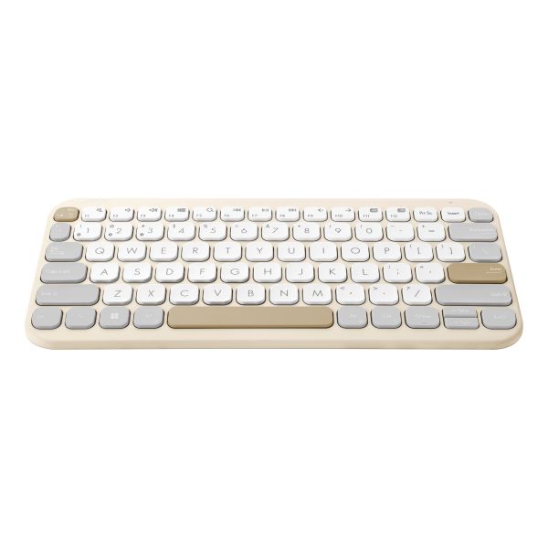 ASUS KW100 KEYBOARD/BG/UI/80 toetsenbord Thuis Bluetooth Beige, Haver (90XB0880-BKB040)