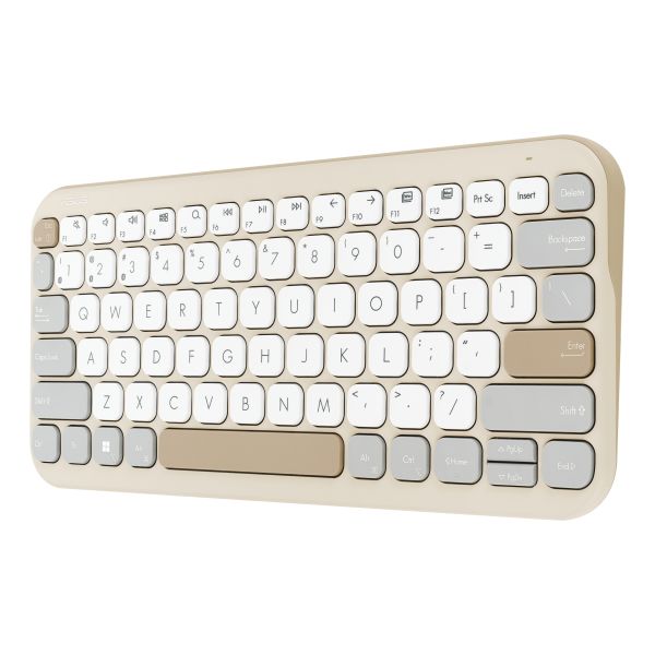 ASUS KW100 KEYBOARD/BG/UI/80 toetsenbord Thuis Bluetooth Beige, Haver (90XB0880-BKB040)