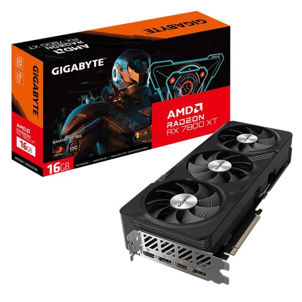 GIGABYTE GAMING Radeon RX 7800 XT OC AMD 16 GB GDDR6 (GV-R78XTGAMING OC-16GD)