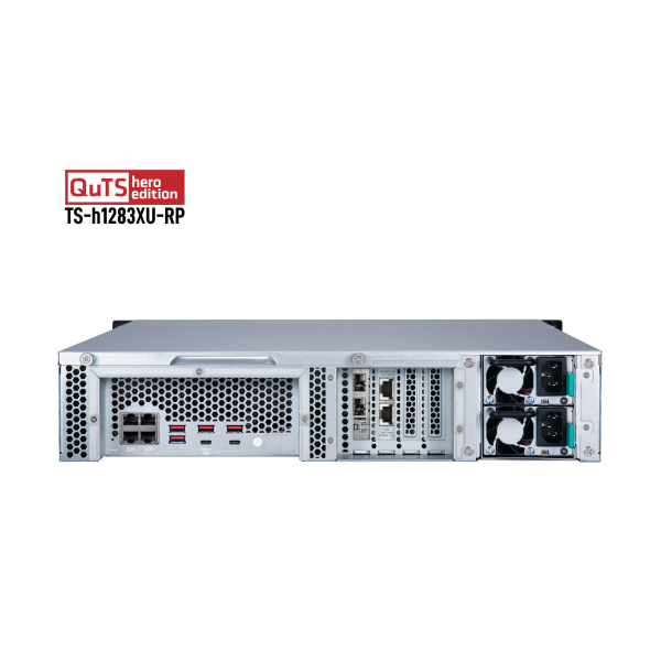 QNAP TS-h1283XU-RP-E2236-32G-RED 5 Jahre Garantie (TS-H1283XU-RP-E2236-32G-RED)