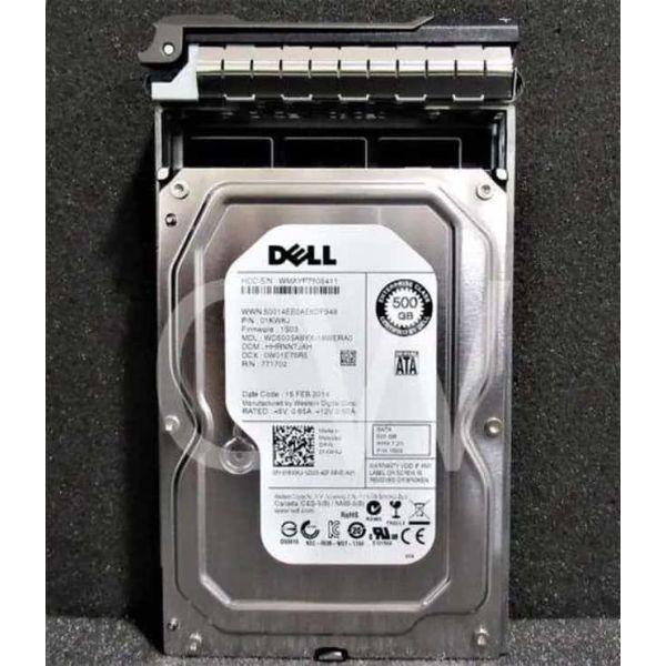 Dell 500GB SATA 3.5" Hard Drive (01KWKJ)