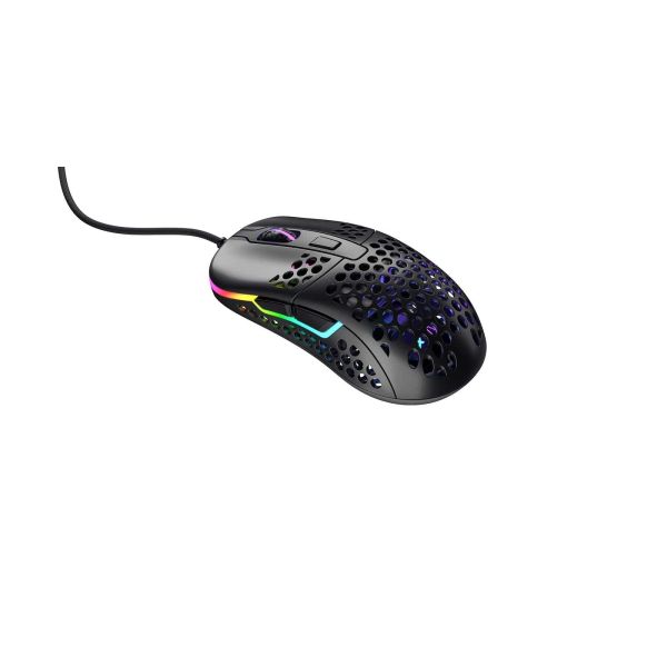 CHERRY XTRFY M42 RGB muis Ambidextrous USB Type-A Optisch 16000 DPI (M42-RGB-BLACK)