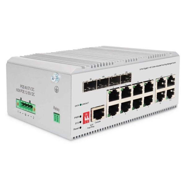 Digitus DN-651145 netwerk-switch Managed L2 Gigabit Ethernet (10/100/1000) Grijs (DN-651145)