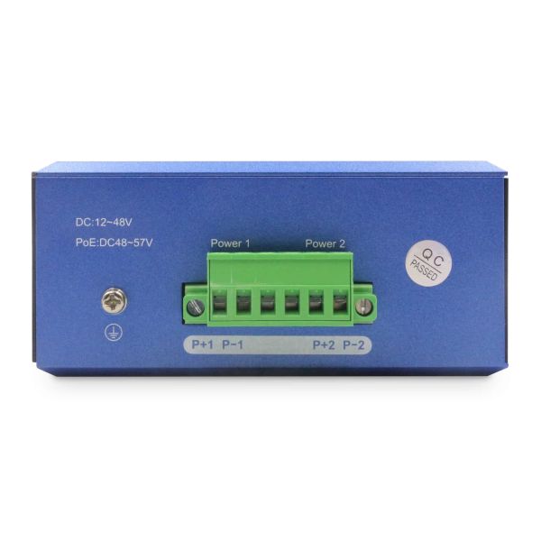 Digitus DN-651151 netwerk-switch Unmanaged Gigabit Ethernet (10/100/1000) Power over Ethernet (PoE) Zwart, Blauw (DN-651151)