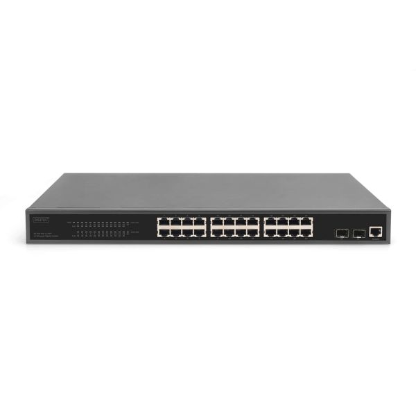 Digitus DN-95359 netwerk-switch Managed L2 Gigabit Ethernet (10/100/1000) Power over Ethernet (PoE) 1U Zwart (DN-95359)